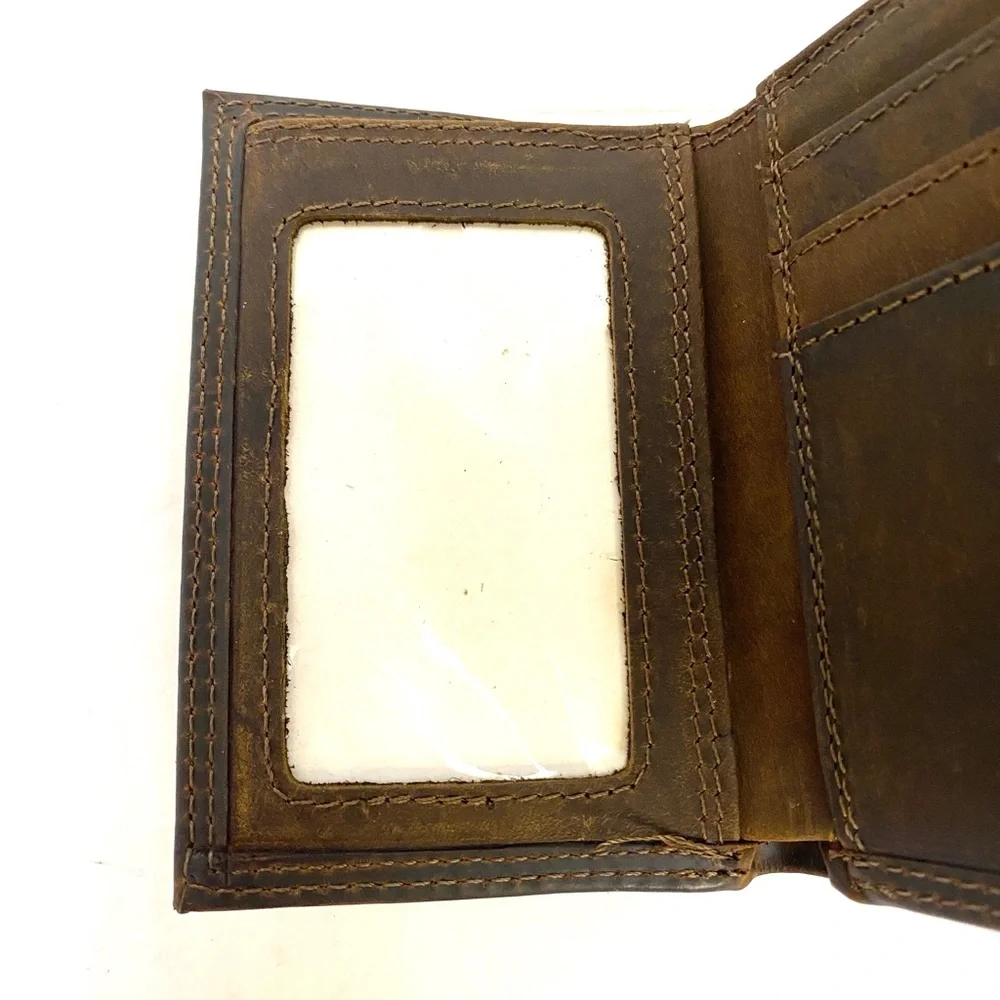 Zep-Pro Men's  Leather Trifold Embroidered Wallet Florida Gators NWT
